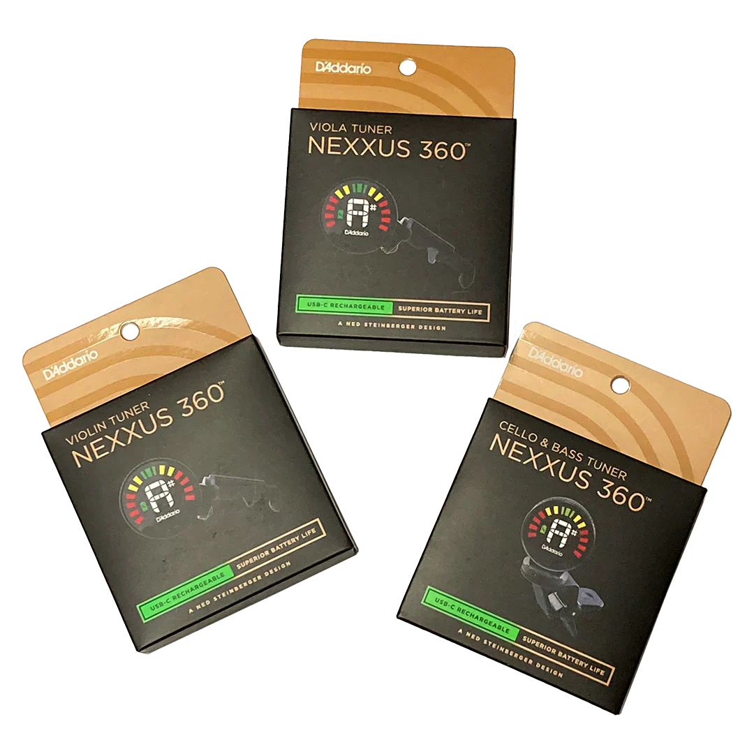 D'Addario 新商品 Nexxus 360 USB Rechargeable Tuner 入荷と、価格改定のお知らせ