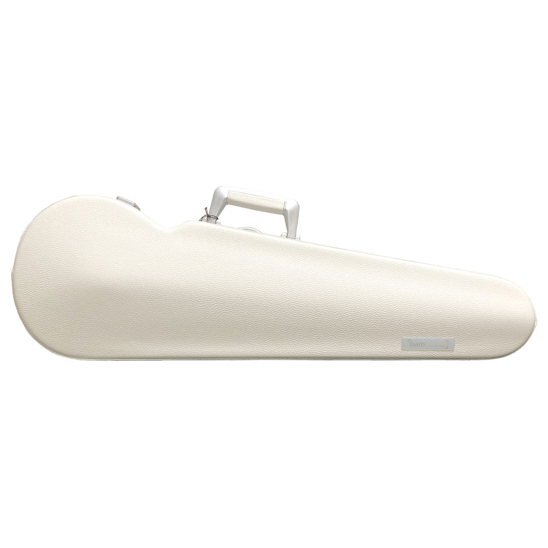 ammoon ホワイト バイオリン 本体とケース L'ETOILE White Leather Hightech Contoured Violin case ヴァイオリン