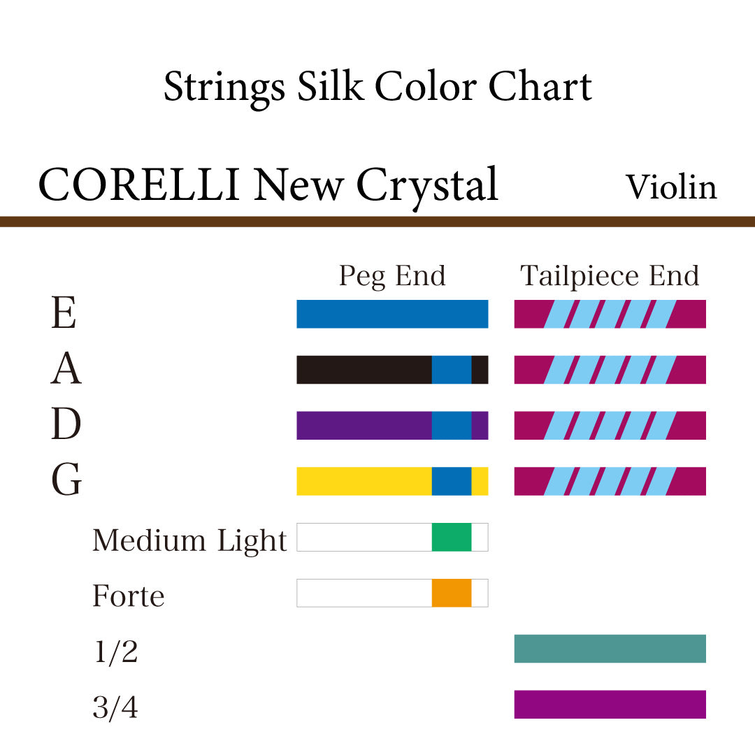 ヴァイオリン弦 CORELLI NEW CRYSTAL