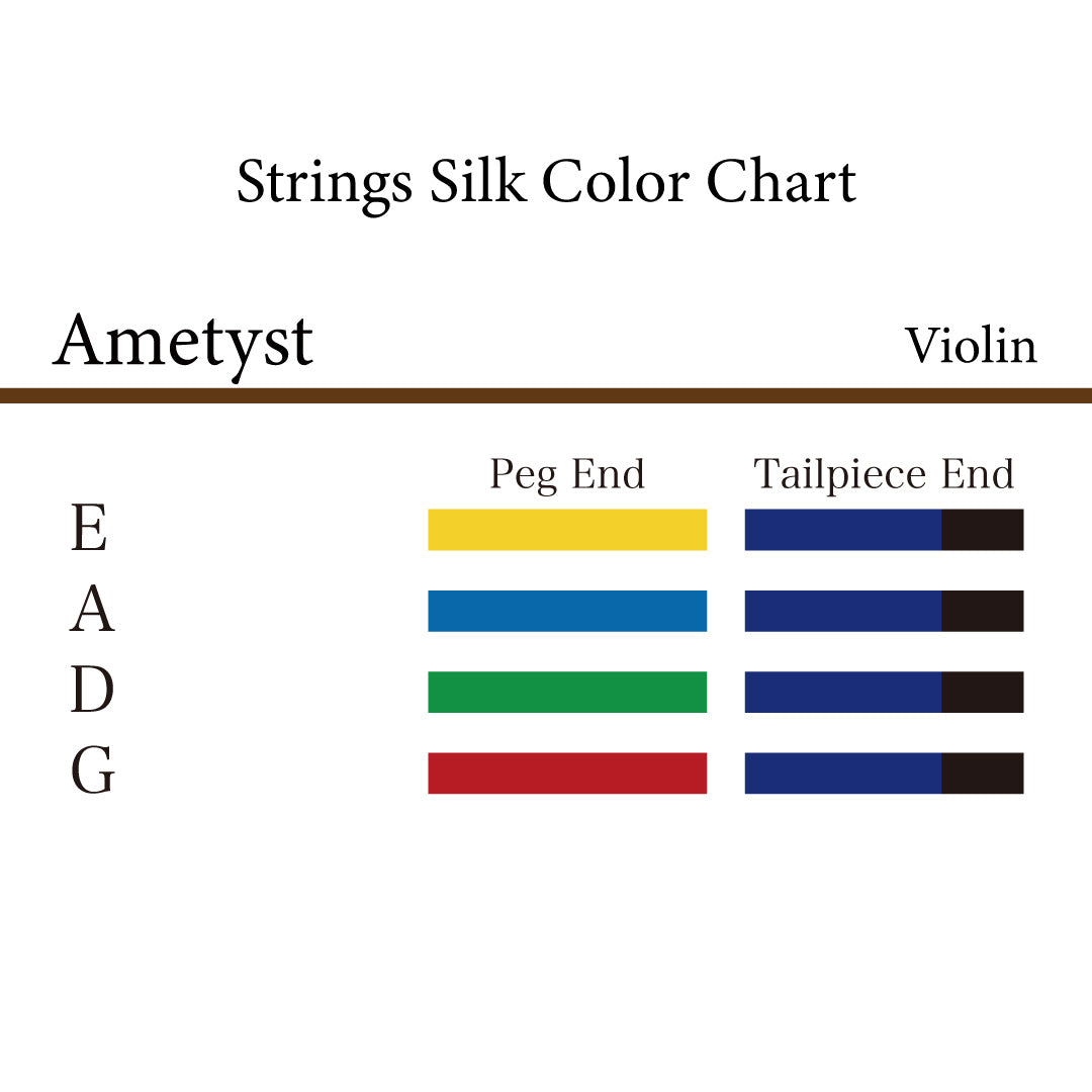 ヴァイオリン弦 AMETYST 4/4, 3/4, 1/2, 1/4, 1/8