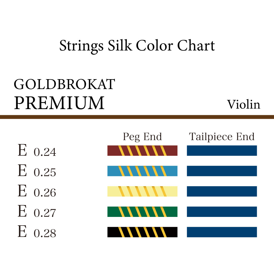 ヴァイオリン弦 GOLDBROKAT PREMIUM
