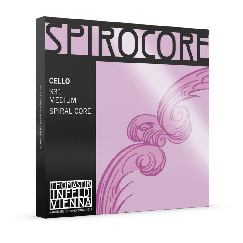 SPIROCORE Cello Strings 4/4, 3/4, 1/2, 1/4