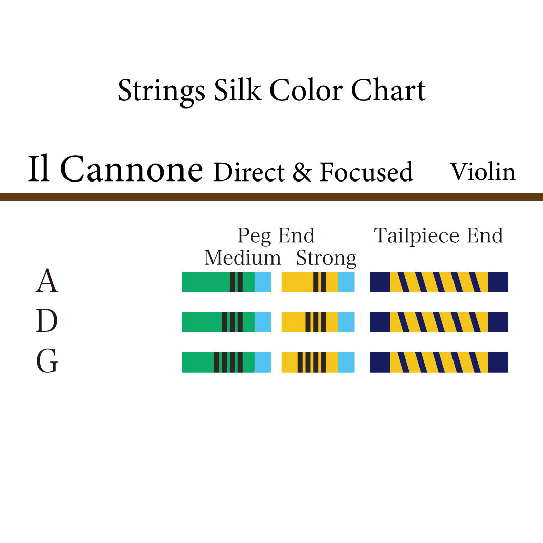 ヴァイオリン弦 Il Cannone Direct & Focused (Medium/Soloist)